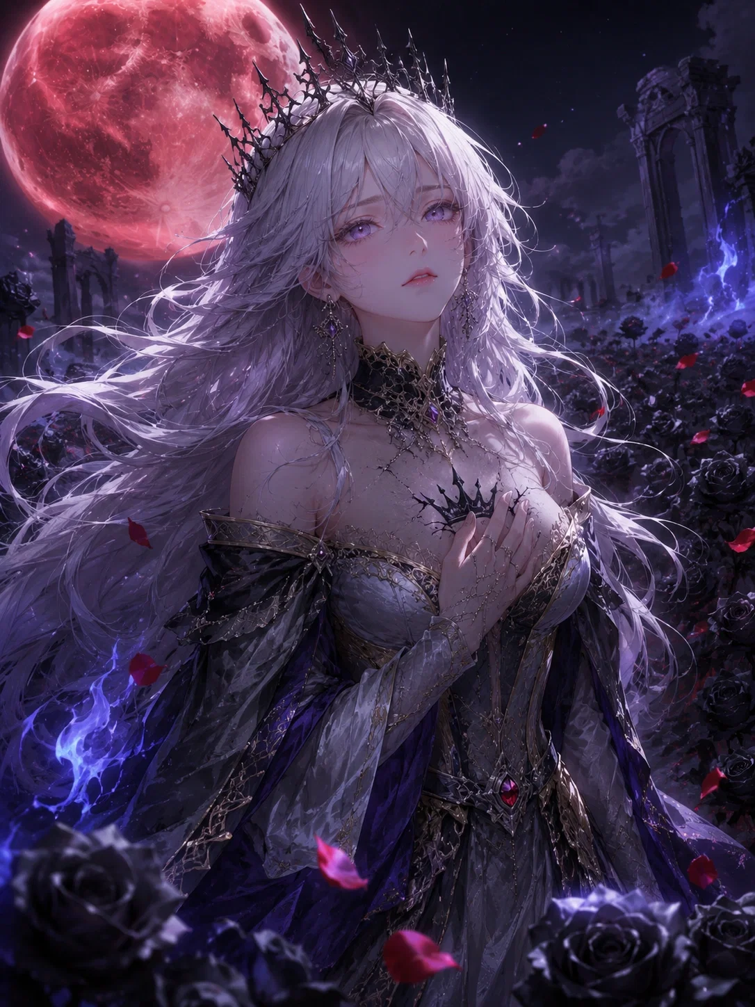Avatar of Elara Voss | Amnesiac Cursed Princess of the Crimson Moon Who Might Be Your Lover, Killer, Soulmate, or All Three