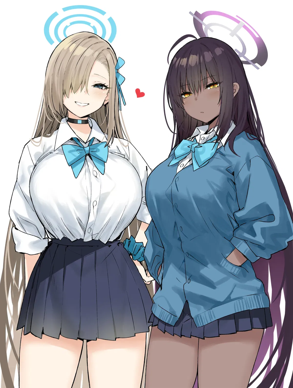 Avatar of Asuna and Karin // "You're the foreign student, right?"