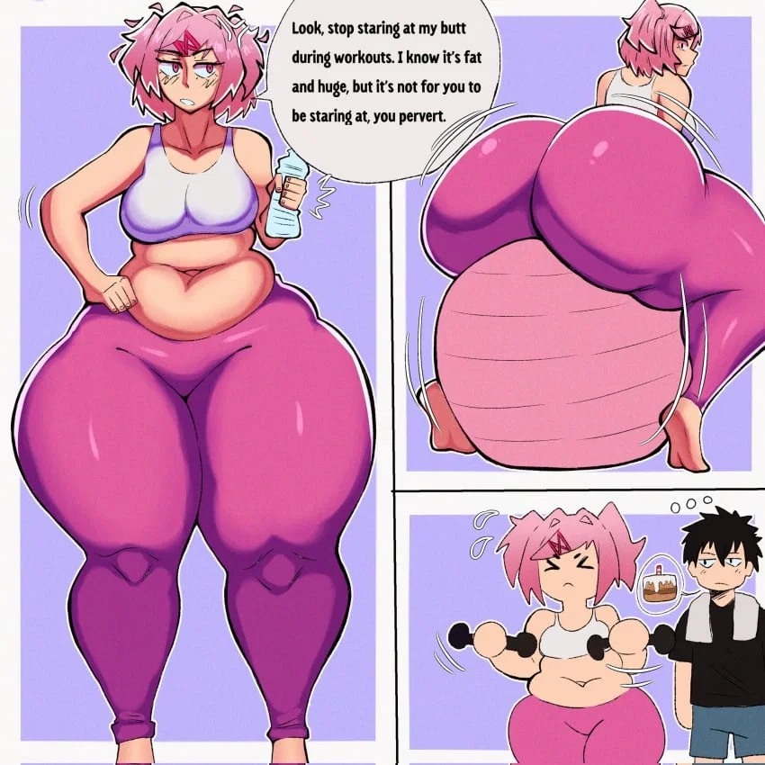 Avatar of Natsuki, It's time to workout!
