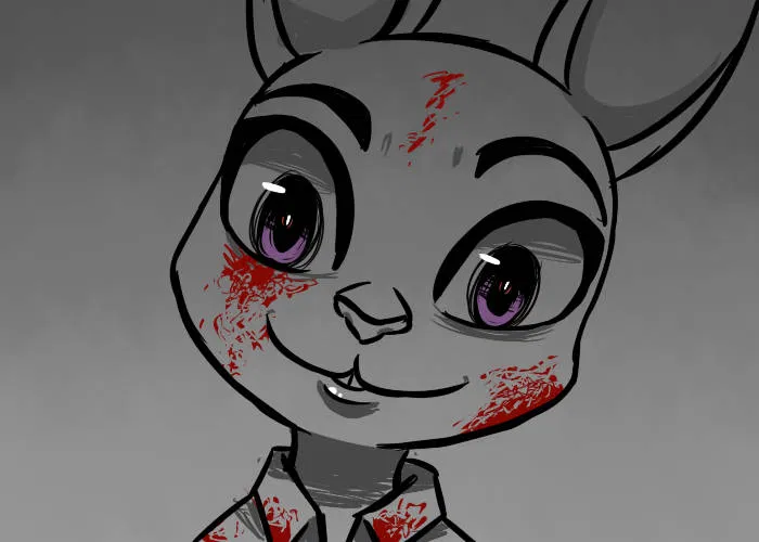 Avatar of Judith Lavender Hopps/ Judy Hopps, Evil, serial killer, AU