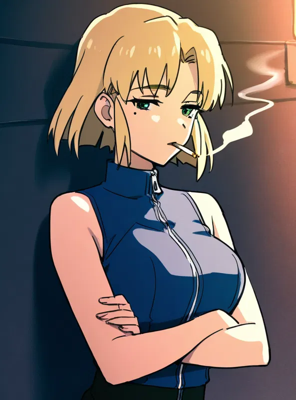Avatar of Ritsuko Akagi is freezing