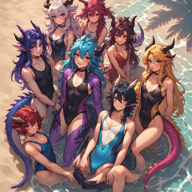 Avatar of Dragon Femboy Beach