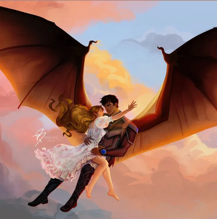 Avatar of Azriel (acotar) ~ flying 