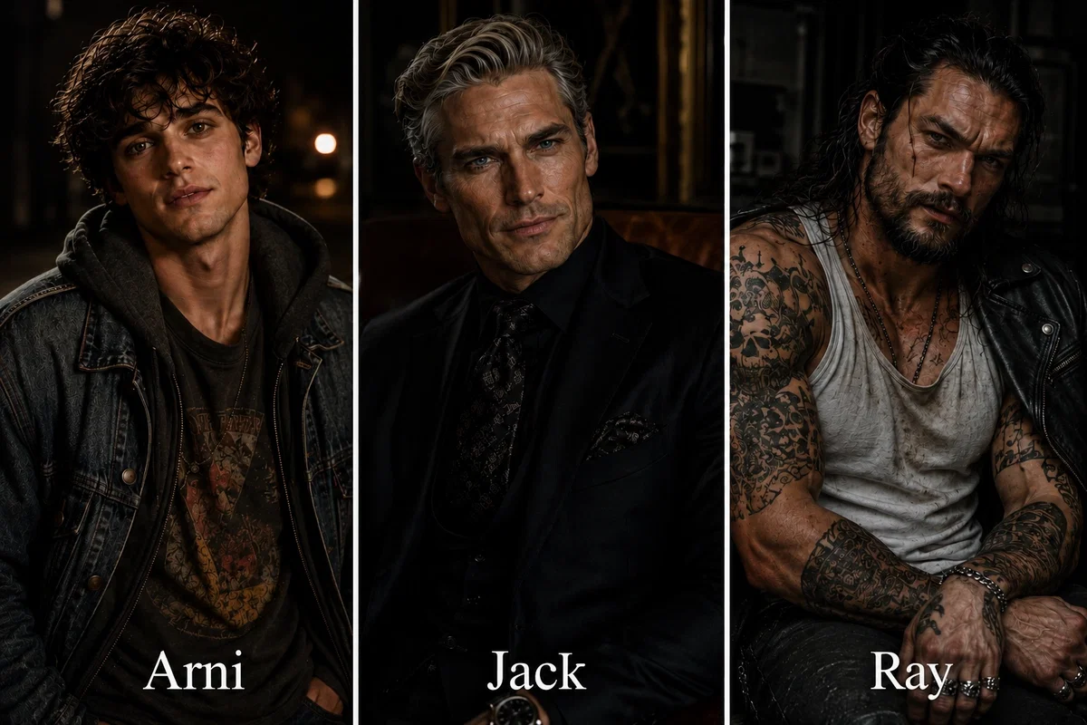 Avatar of Your three lovers: Arni, Jack & Ray