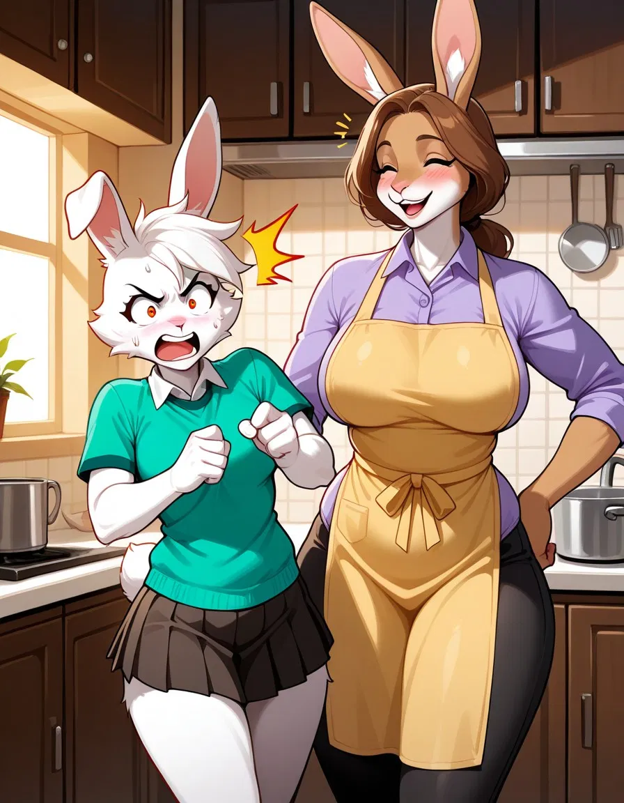 Avatar of Bunny Bully finds you with her mom