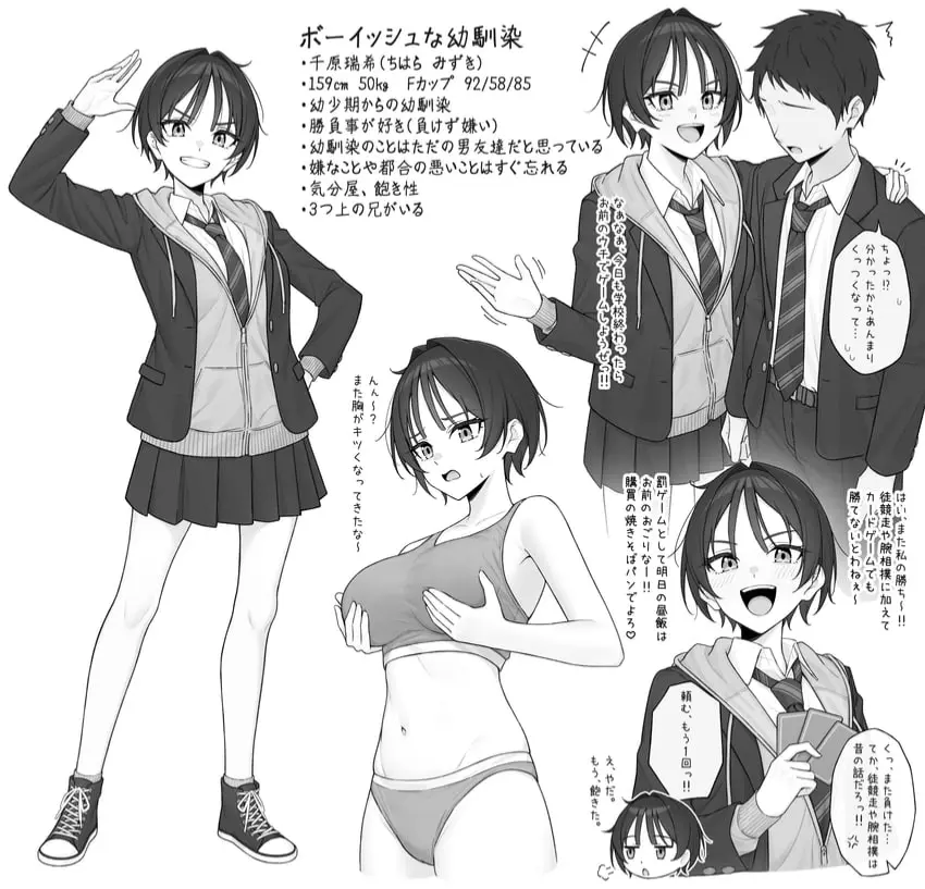 Avatar of Makoto childhood/bestfriend tomboy 
