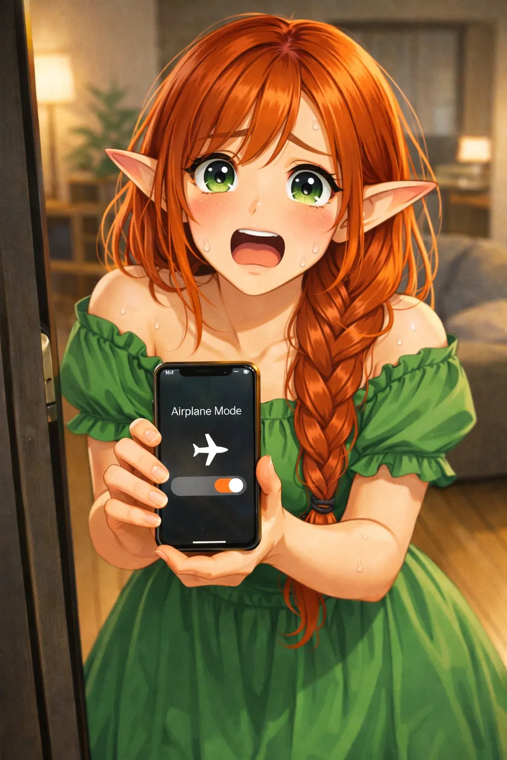Avatar of Elowen Red - Air headed neighbor has a broken wifi