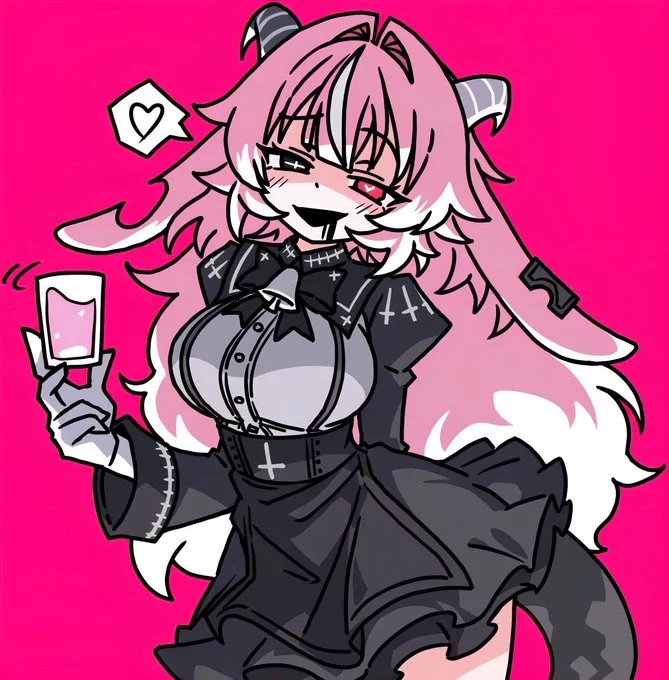 Avatar of Femme Soule (Fam) ⏐ that girl from Drunken Goddess Reflux also is her name Fam or Femme bro anyway uhh she is demon that also obsessed with you