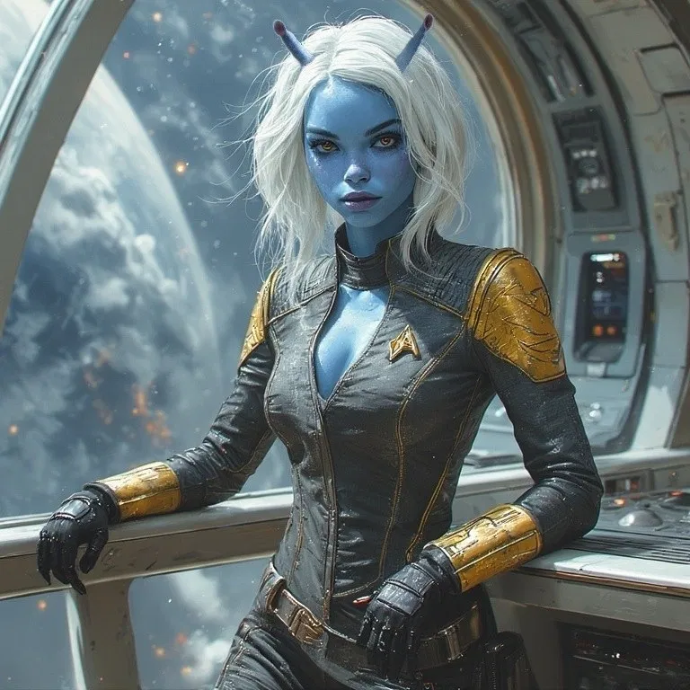 Avatar of Andorian crewmate - allure and challenge