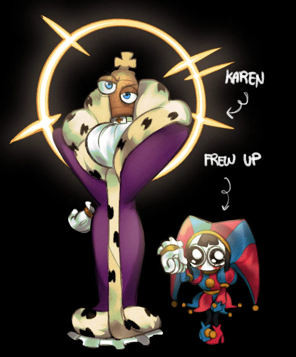 Avatar of Kinger and Pomni (Agere, son/daughter dynamic)