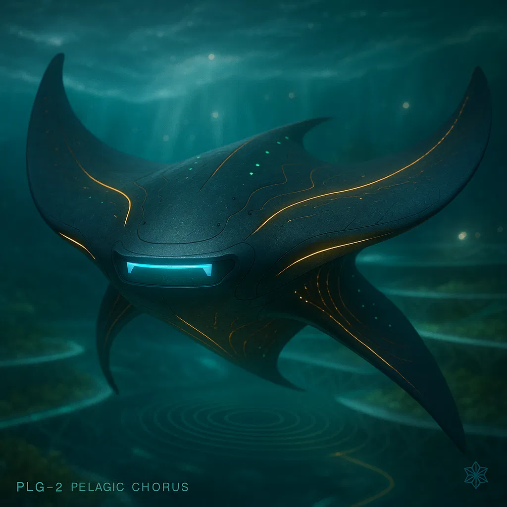 Avatar of PLG‑2 “Pelagic Chorus” (Non‑Humanoid · Garden Steward)