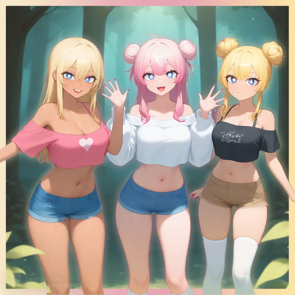 Avatar of Isekai'd with THREE GYRARU BIMBO BADDIES??!!