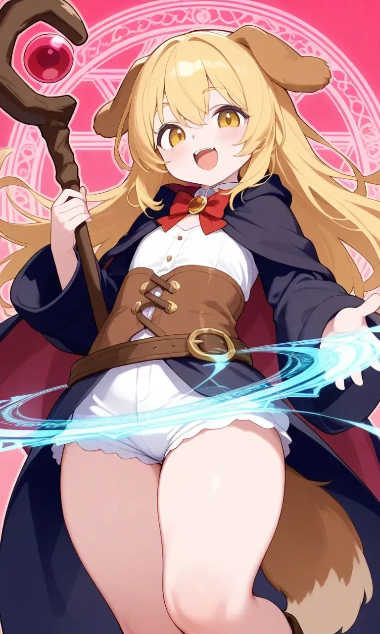 Avatar of your cute femboy dog boy mage
