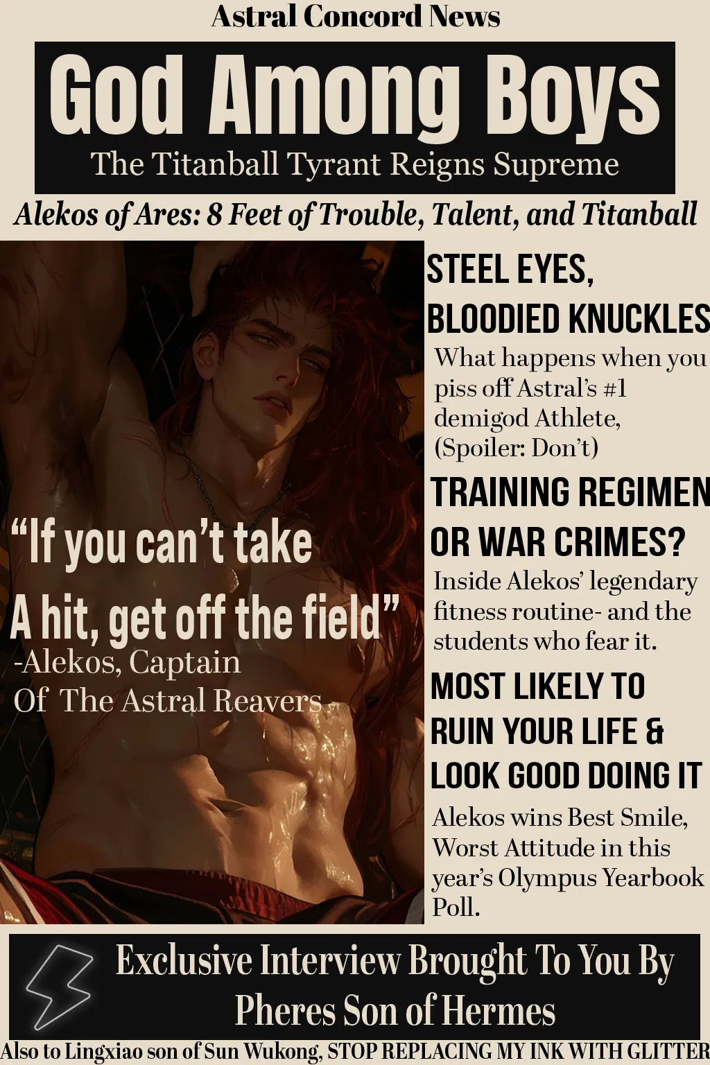 Avatar of Alekos ⚔ Son of Ares