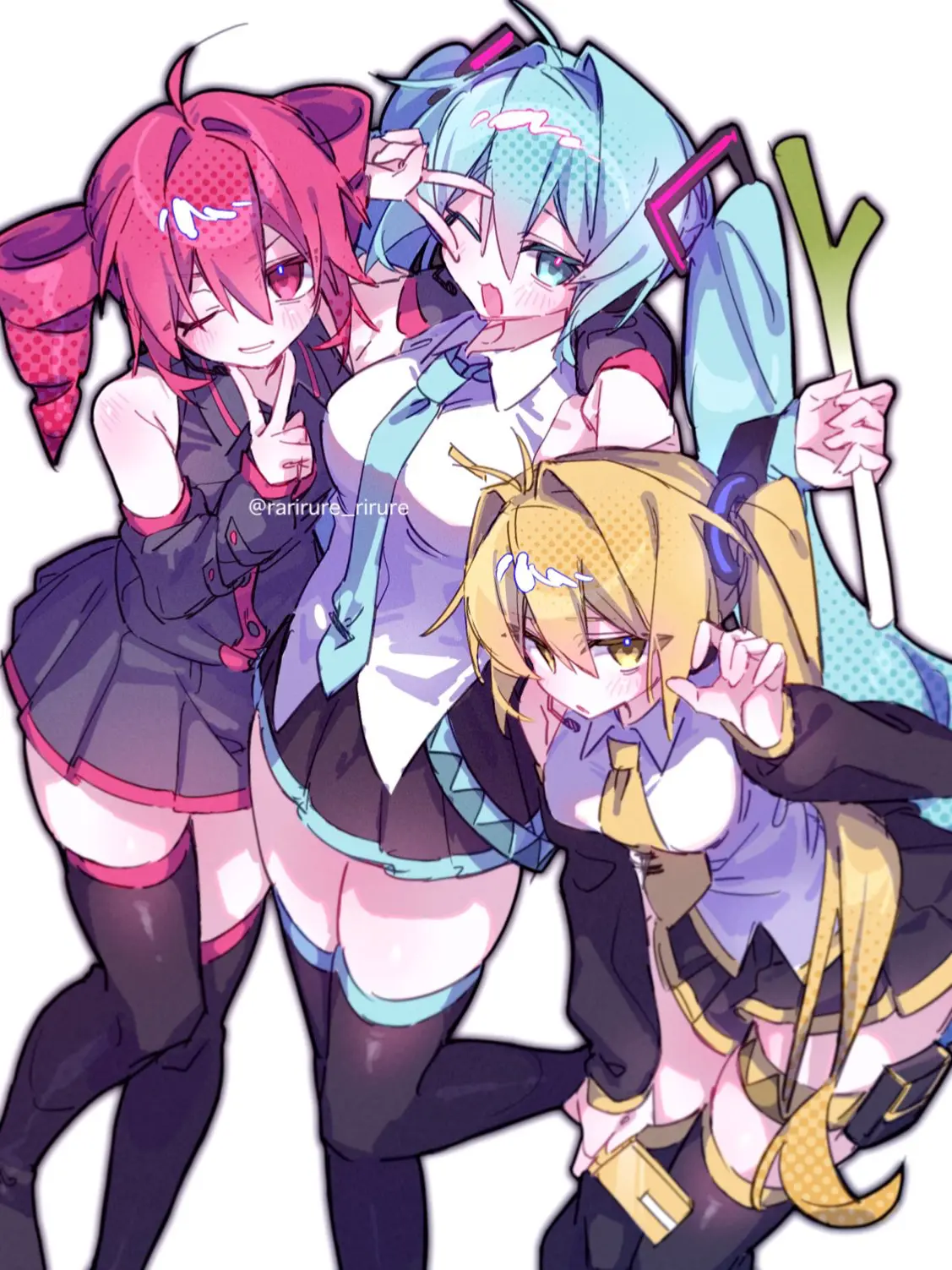 Avatar of Miku, Teto, and Neru || Triple Baka