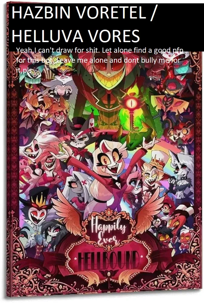 Avatar of Hazbin Hotel/Helluva Boss RP (Vore Edition)