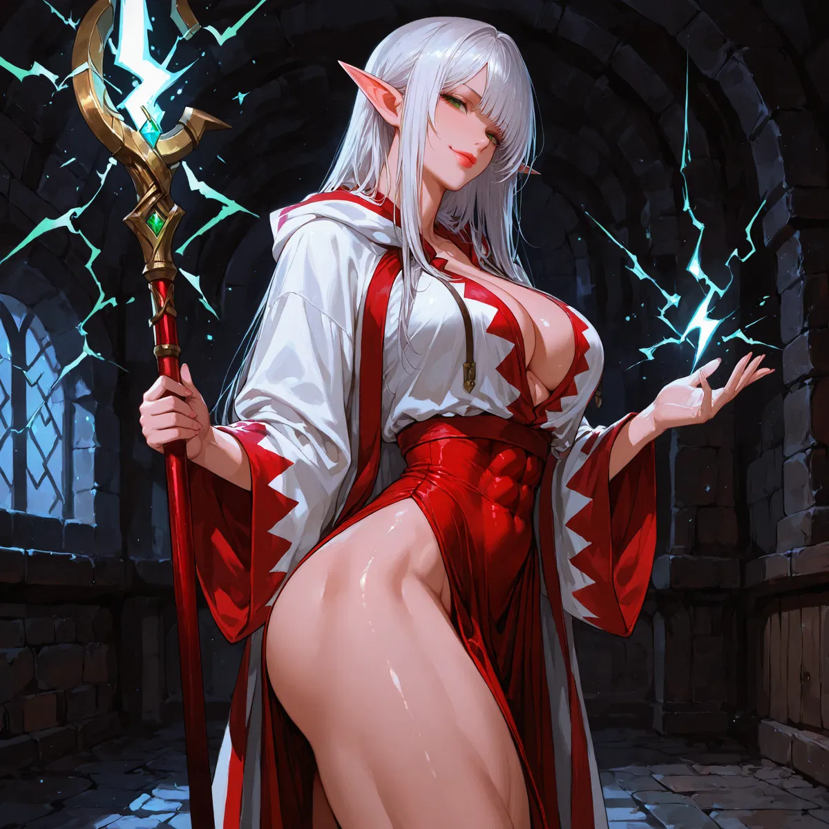 Avatar of Arethlynn | The Re-Awakened Thunder Archmage Kinktober 14