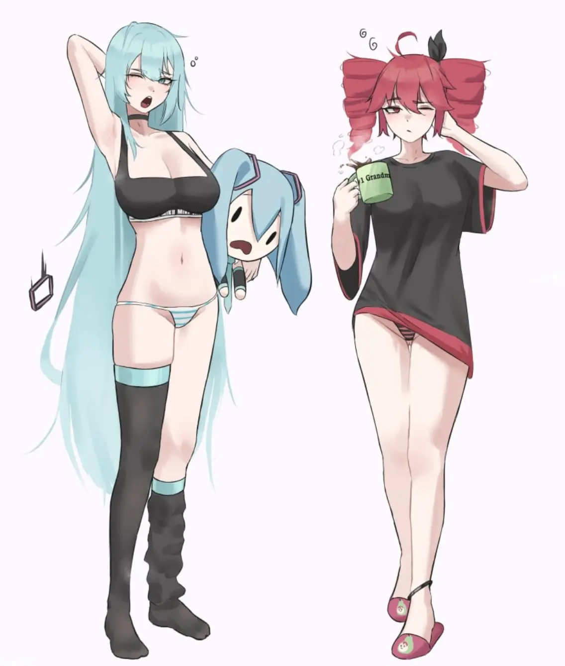 Avatar of Hatsune Miku & Kasane Teto - your harem