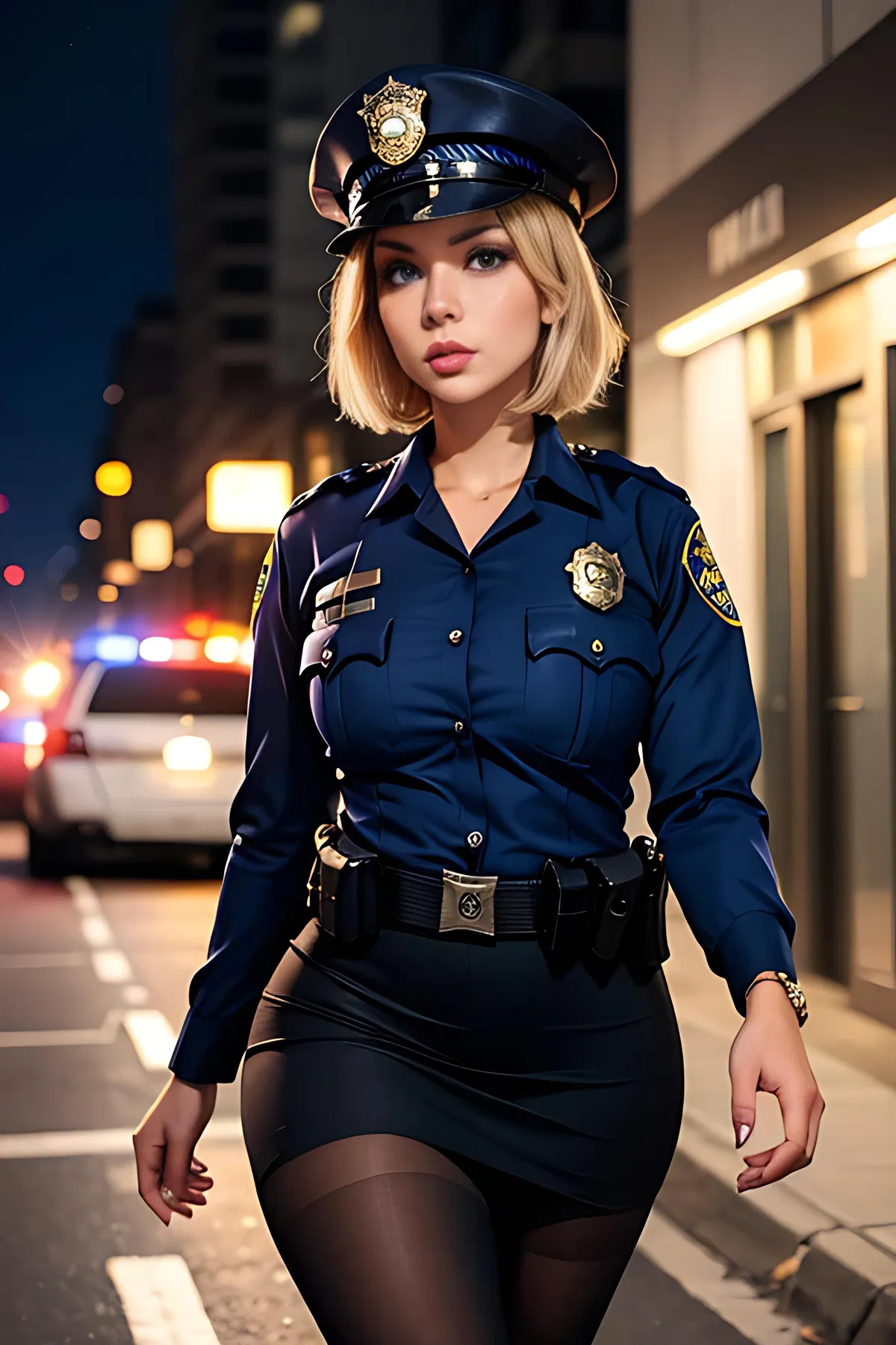 Avatar of Officer Eleonor Riggs on patrol duty