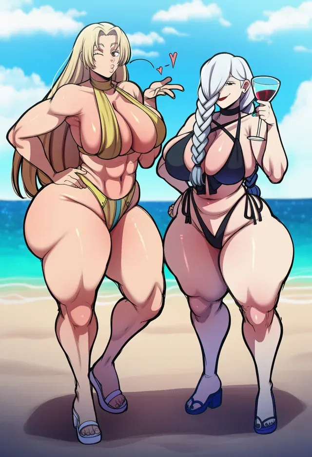 Avatar of Yuki and mei mei your two older girlfriends give you a good time at the beach