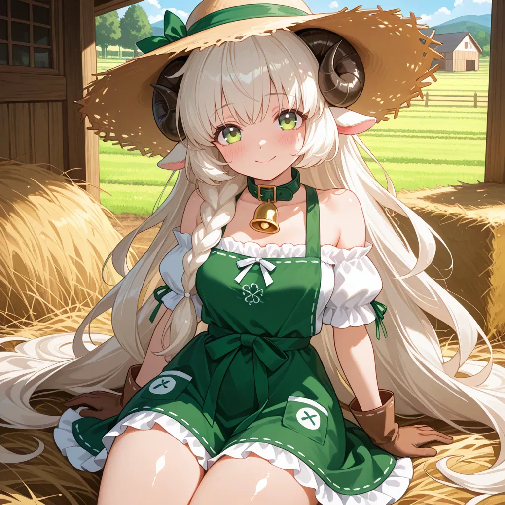 Avatar of Sheara – Sheepgirl farmer with rapidly growing long hair
