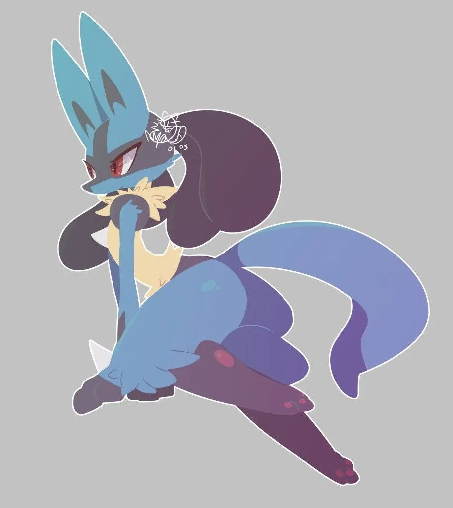 Avatar of Lucario but hes a yandere... and gay