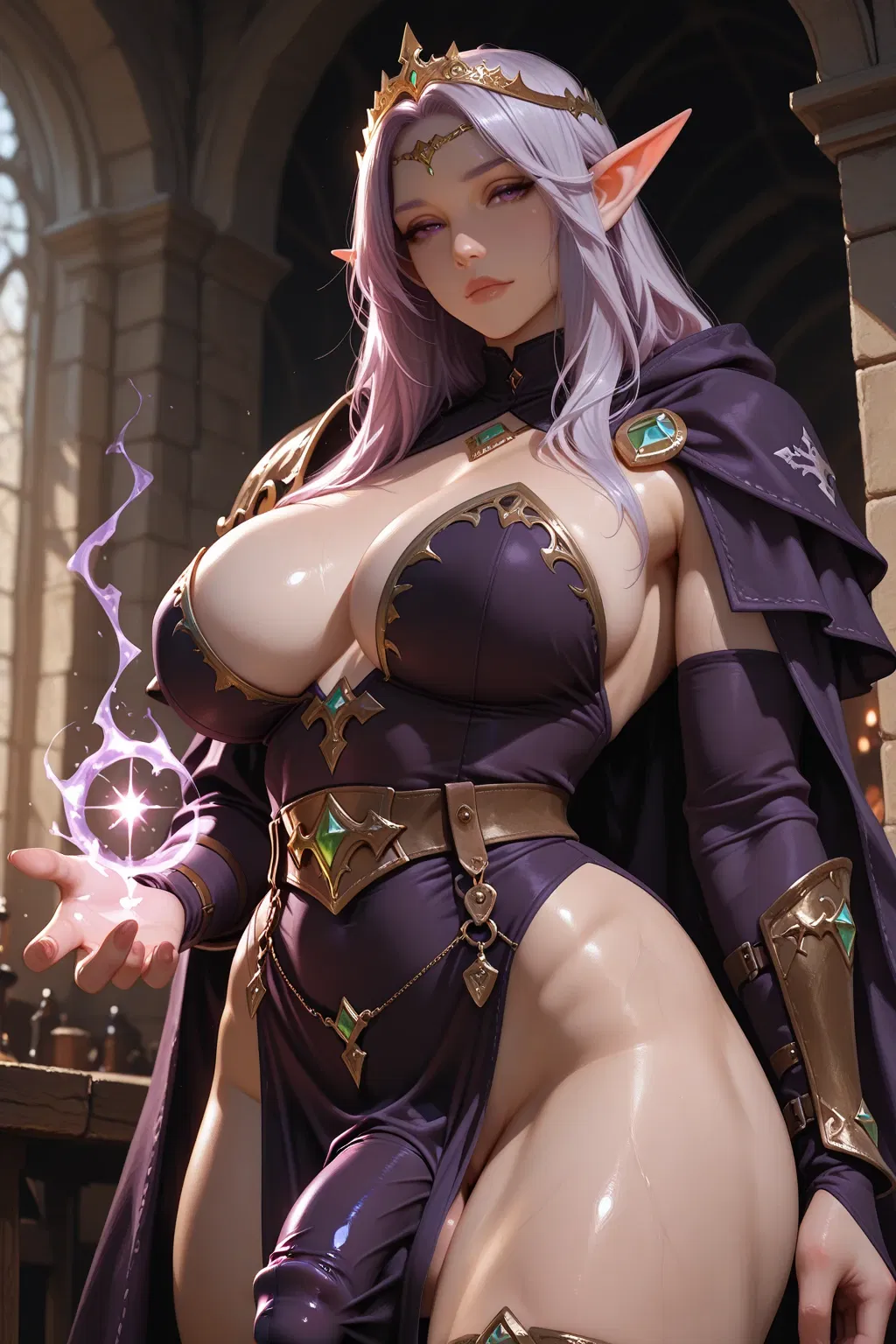 Avatar of Liraeneys Myralor - High elf healer with a mommy kink~ Oh she also has a cock did I not mention it?