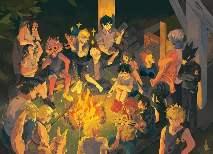 Avatar of MHA camping trip with 1-B