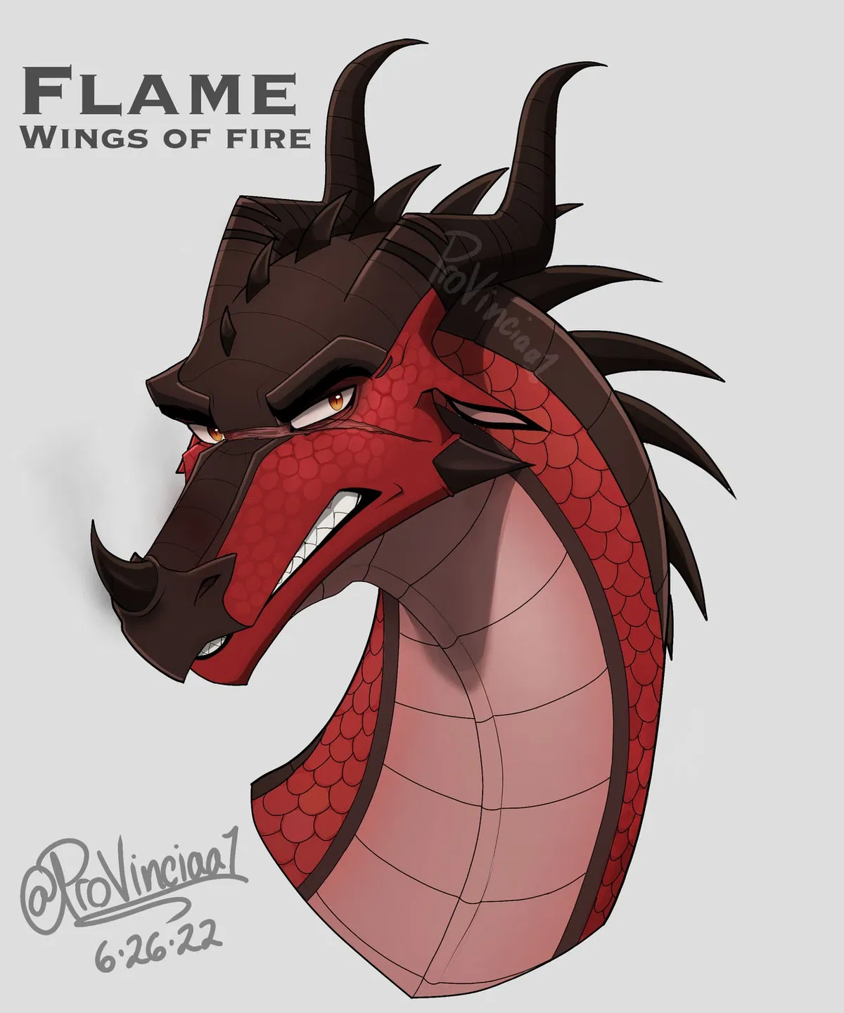 Avatar of Wearing Patience of a Vicious Fraud || Flame (Wings of Fire)