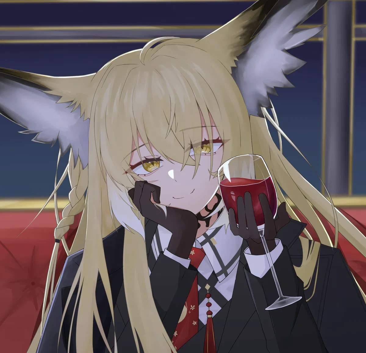 Avatar of Vulpisfoglia | Completely platonic, totally normal friendly date between friends! (Arknights)