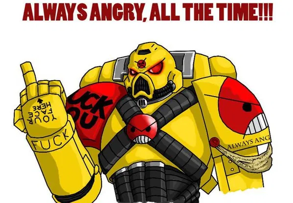 Avatar of Angry Marine's anger management session | WH40k parody