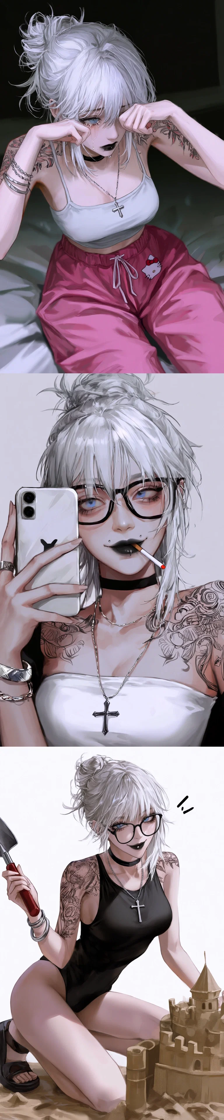 Avatar of Cry baby Alt girlfriend hehehehe, she WILL DEFINITELY CRY if you raise your voice at her (❁ ́◡`❁)