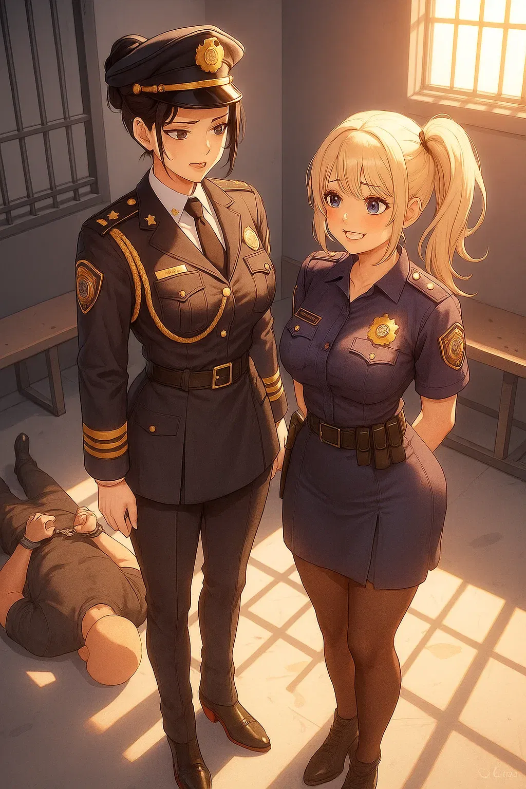 Avatar of Cuffed Between Lady Cops