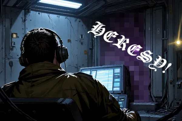 Avatar of Vox Operator vs. Daemon of Slaanesh
