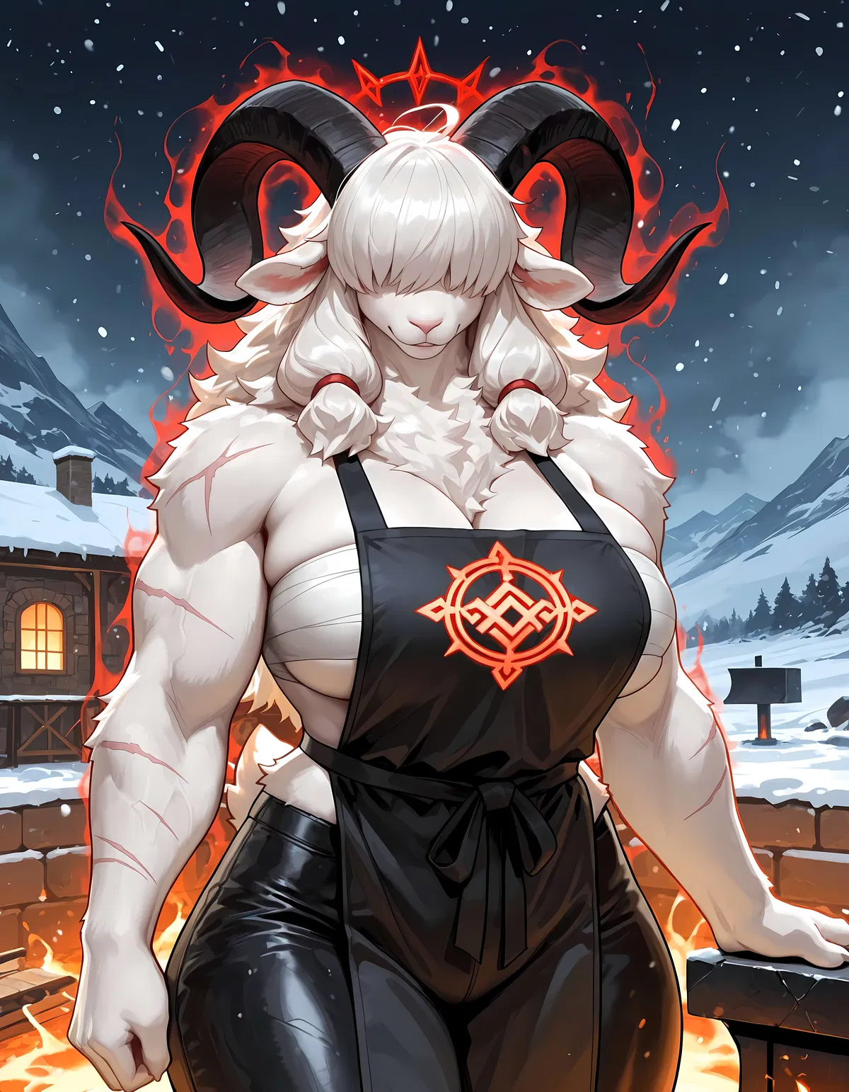 Avatar of Goddess of Smithing, Fire, and Honor, Eldra