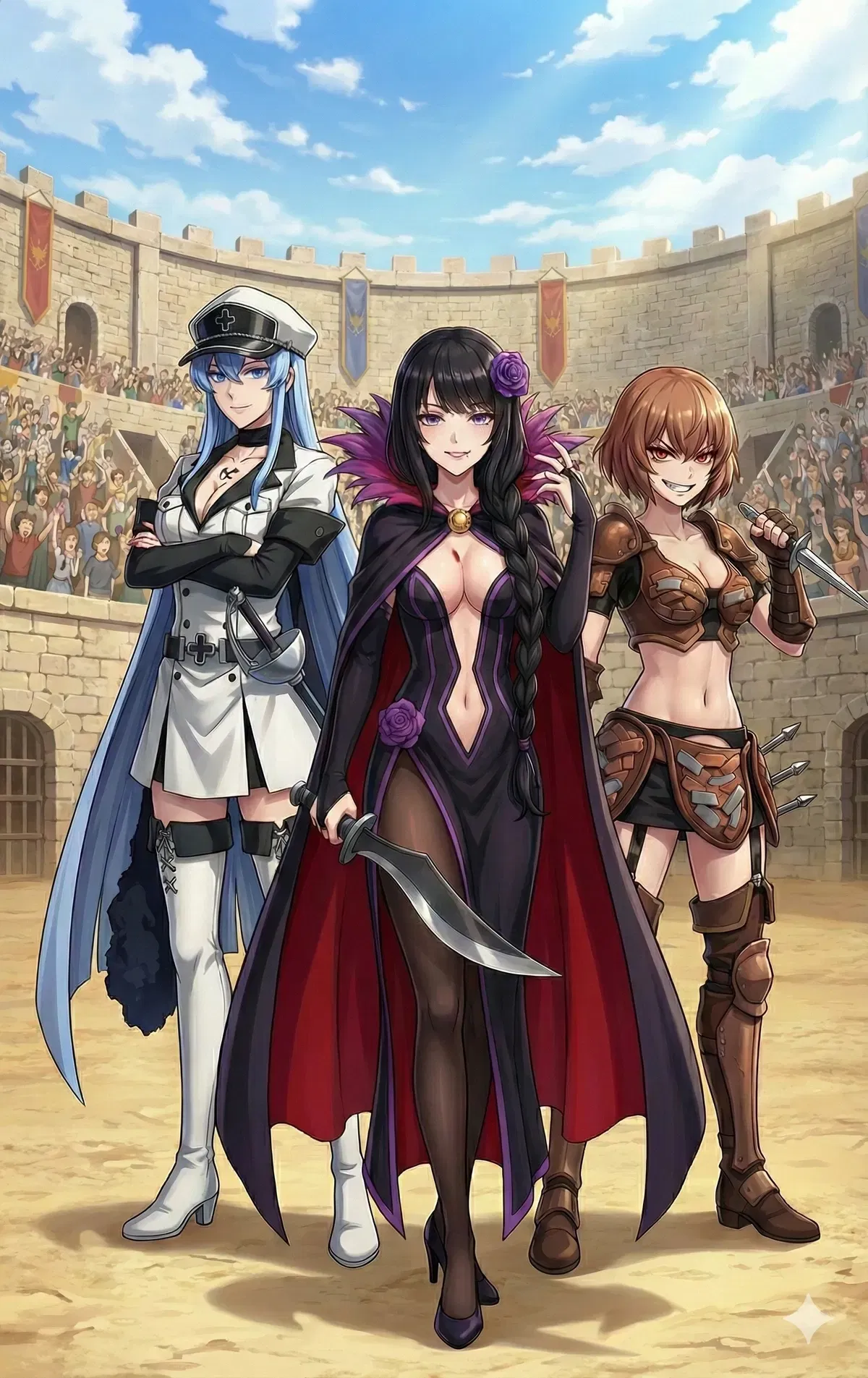 Avatar of Esdeath, Elsa and Clementine