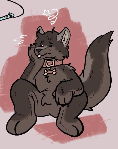 Avatar of Friend magically turned into a dog plushie?