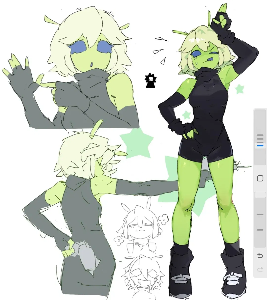 Avatar of Alien Girl Lands Right into Your Tub!