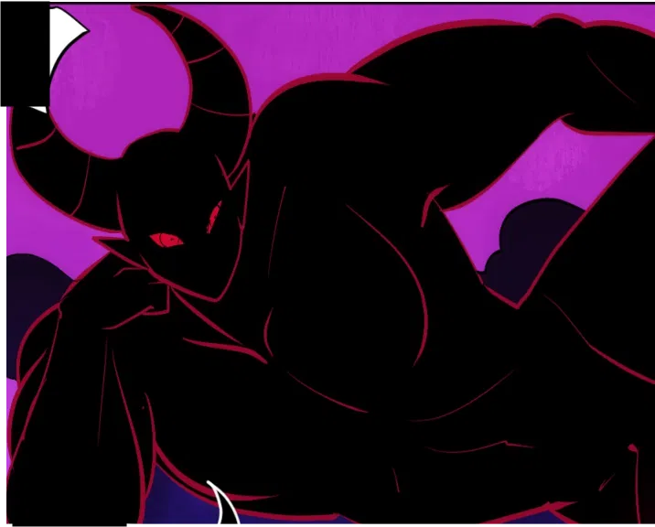 Avatar of Satan. You're captured angel.