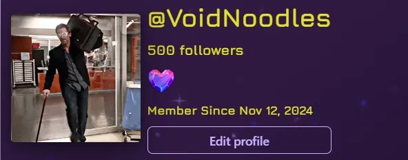 Avatar of 500 FOLLOWERS