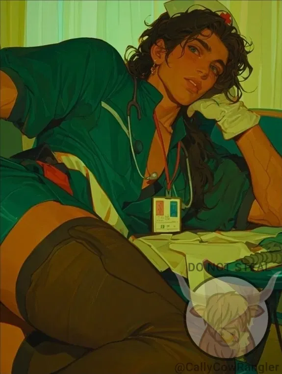 Avatar of Curvy male nurse
