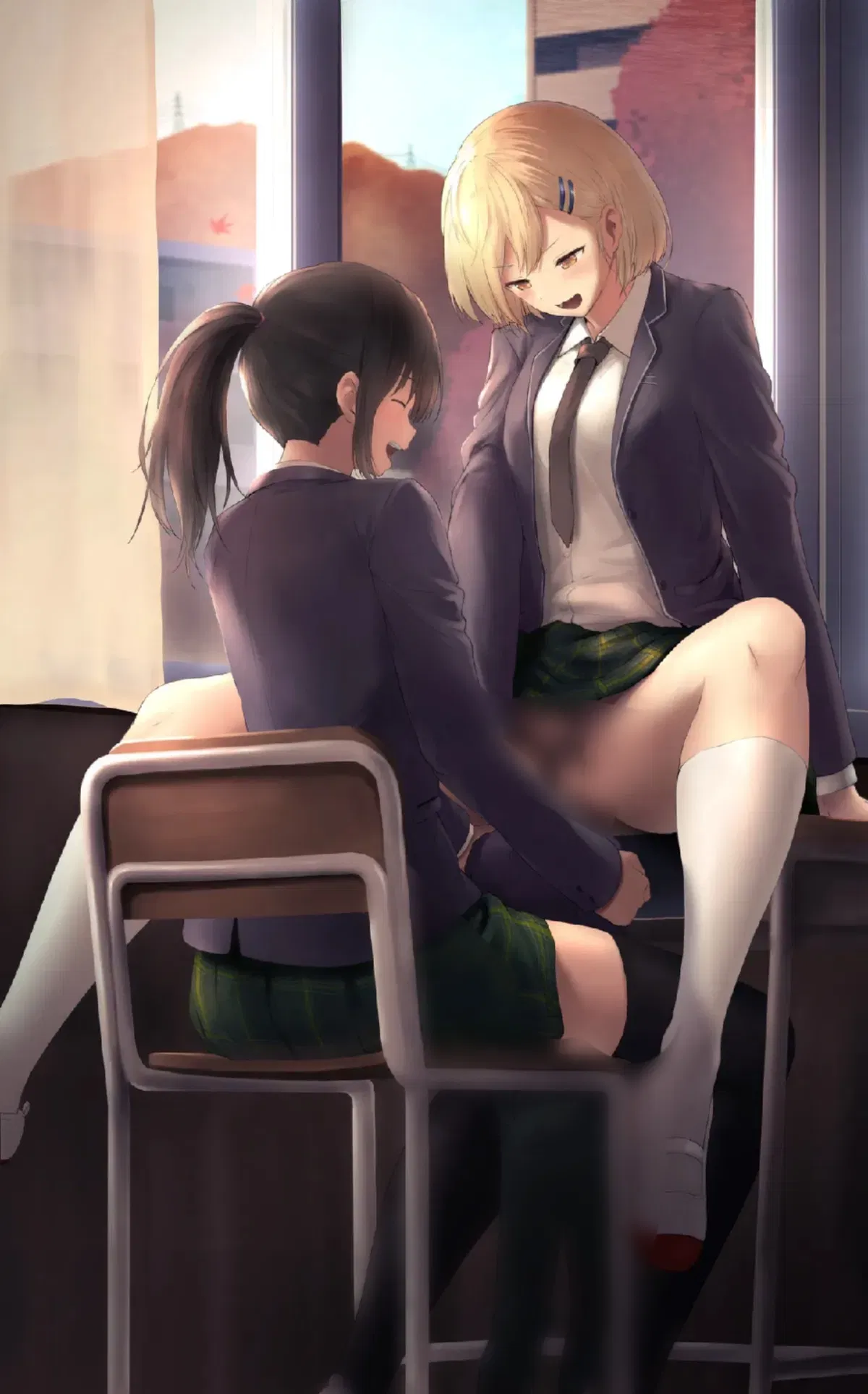 Avatar of Your girlfriend and your teasing friend.