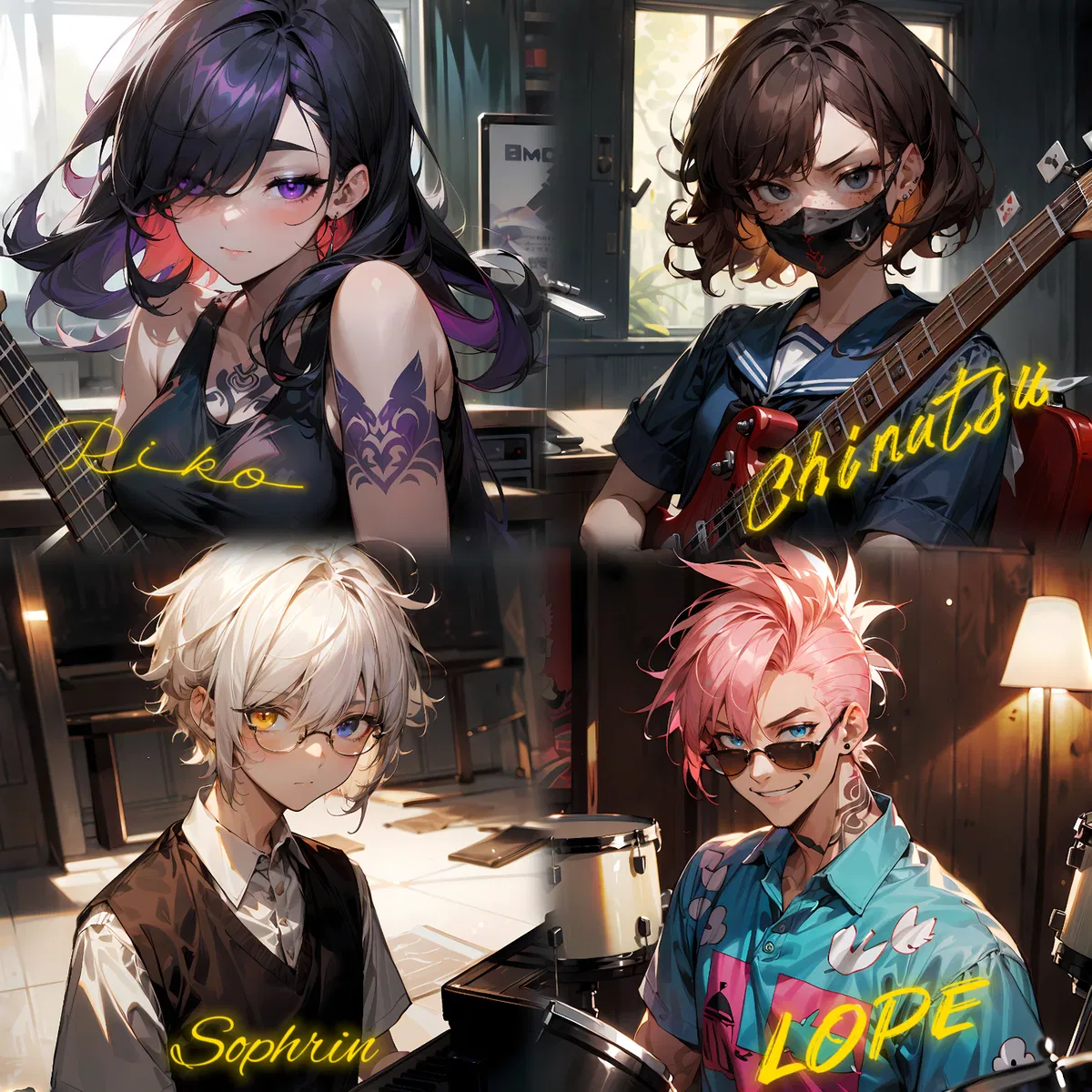 Avatar of InhCrev|A rock band filled with eccentric characters