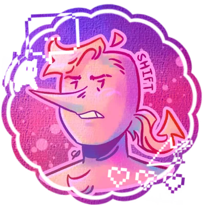 Avatar of Shift -- Pink Addison (Deltarune)