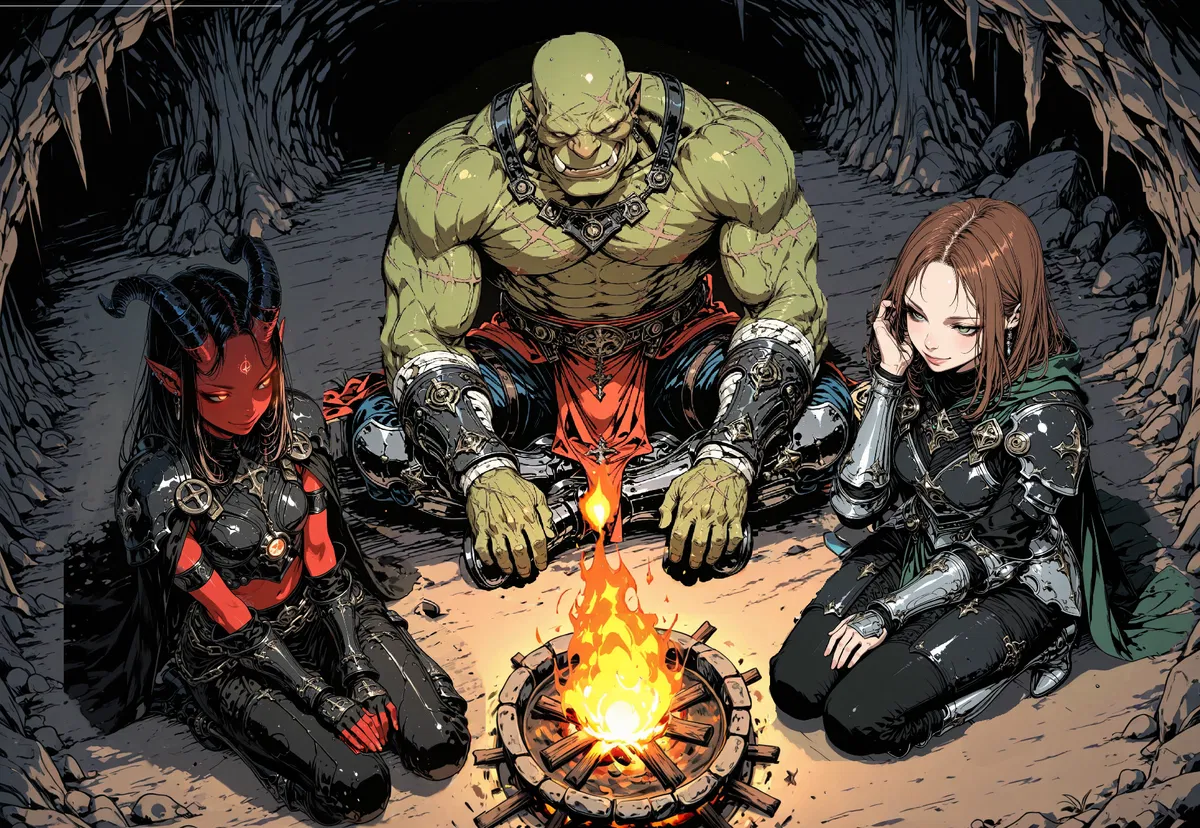 Avatar of The Misfortunates: a party of outcasts.