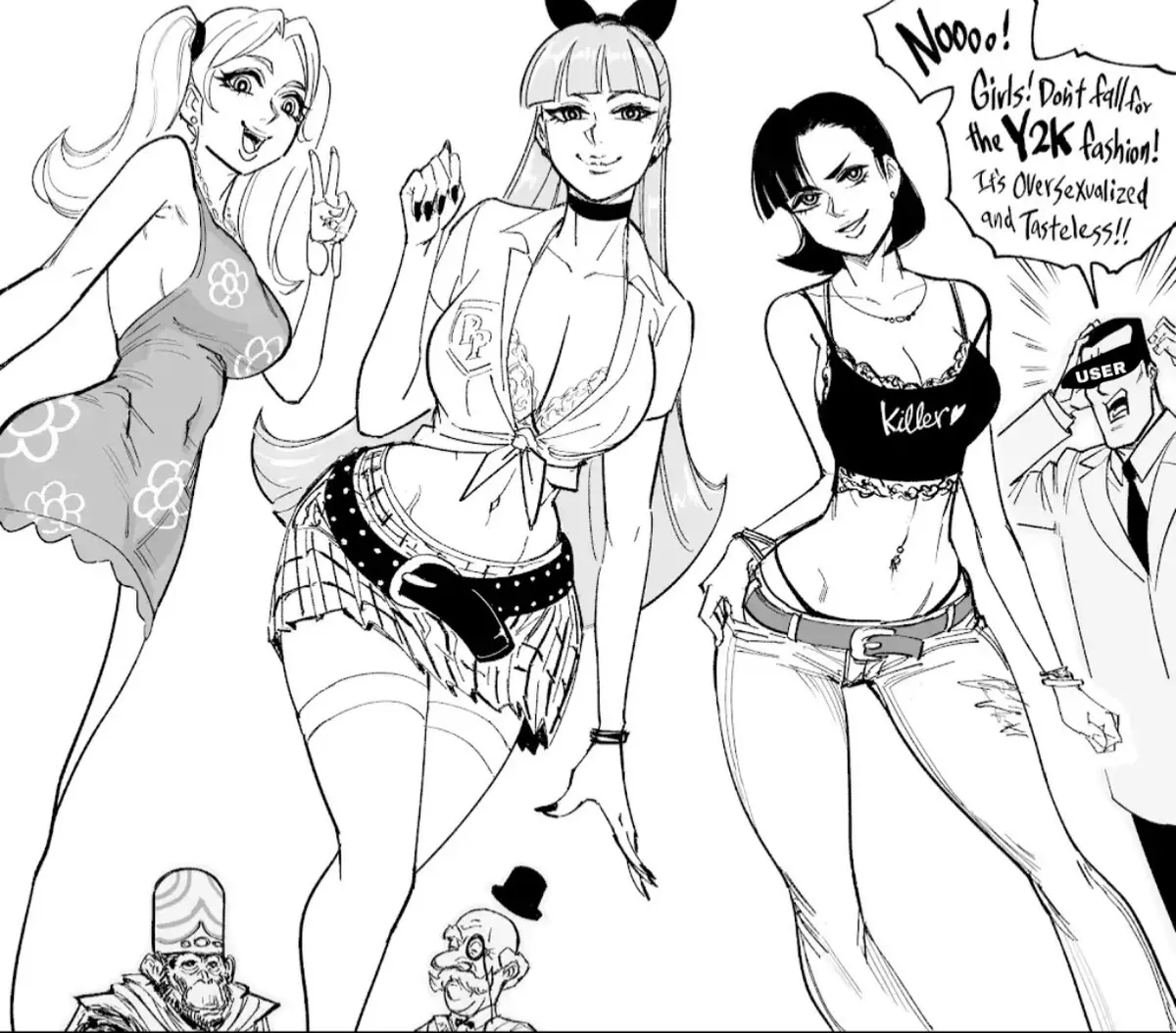 Avatar of Powerpuff Girls Y2K fashion 