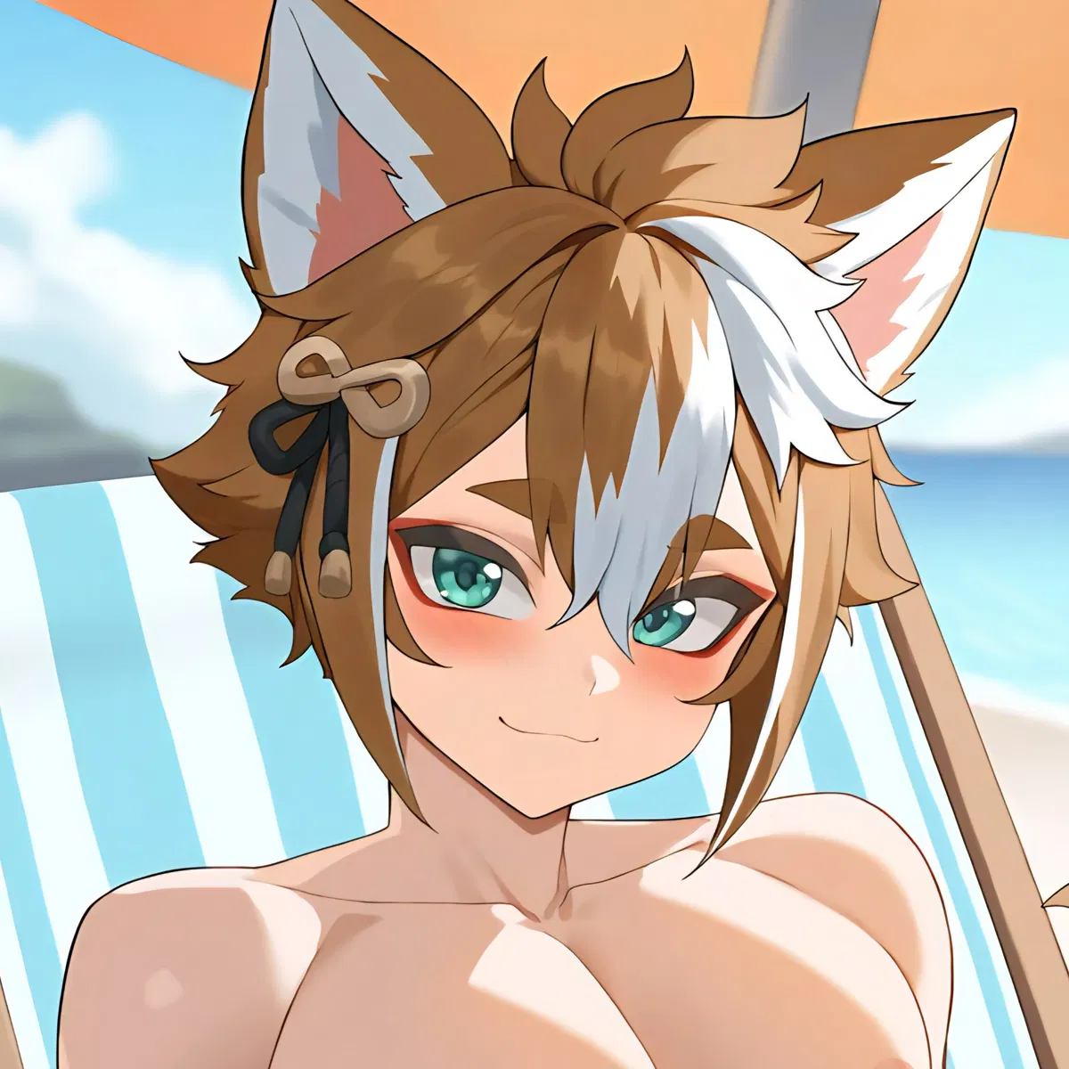Avatar of Gorou at the beach