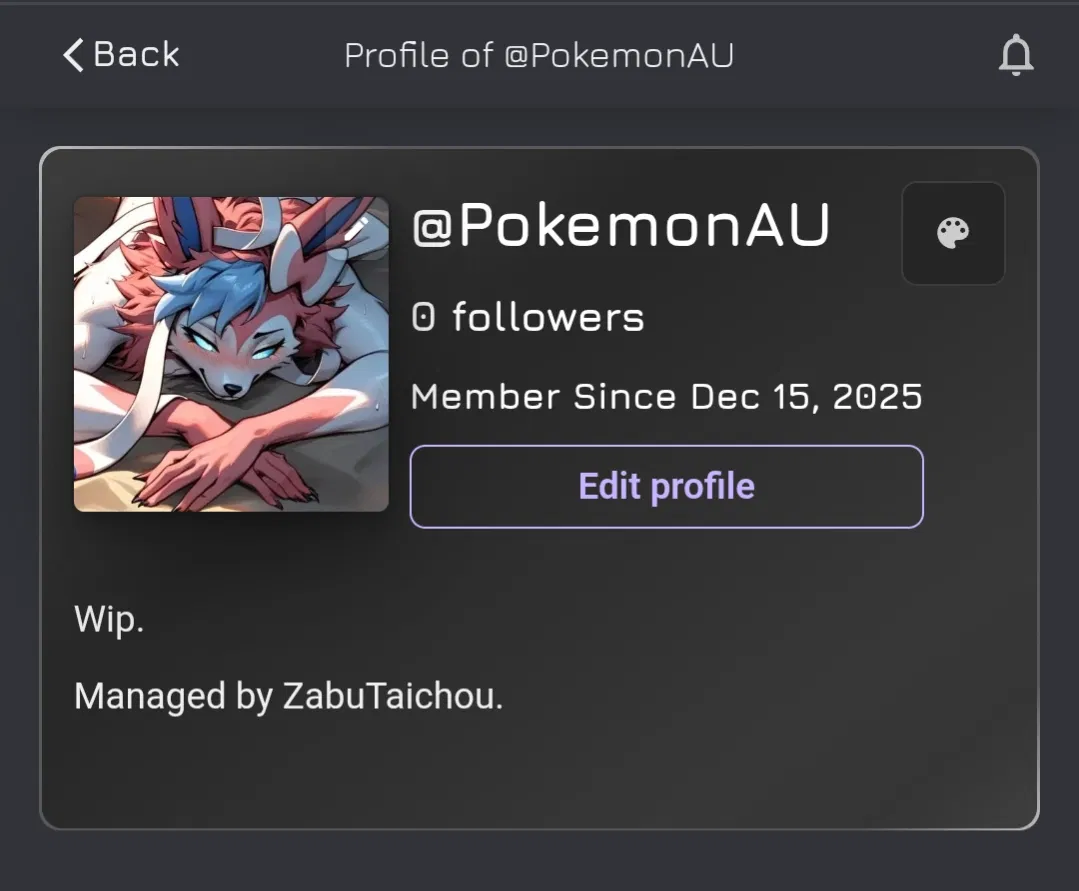 Avatar of POKEMON AU ACCOUNT