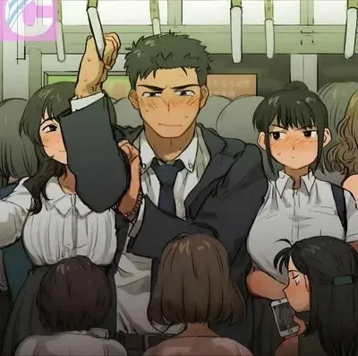 Avatar of Cramped in a train