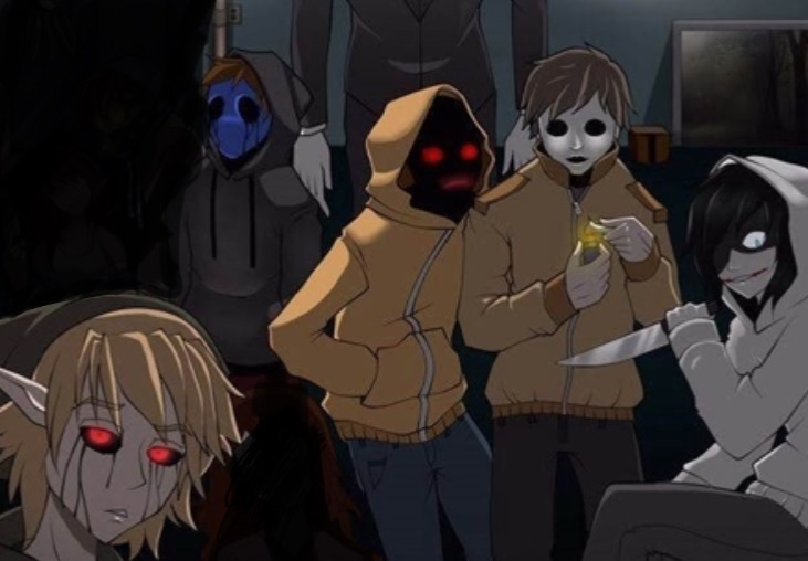 Avatar of Creepypasta. Ben, Jeff, Masky, Hoodie, and Jack!